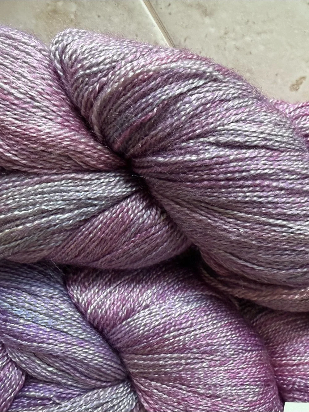 Fyberspates Luxury Yarn - Mauve Lavender Twist - Crocus